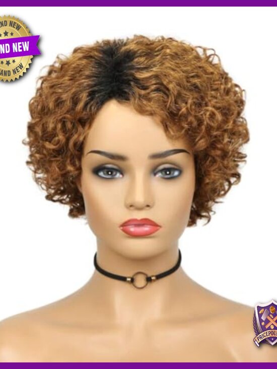 Short Pixie Cut Human Hair Wig Glueless Lace Front Natural Hairline main image 5